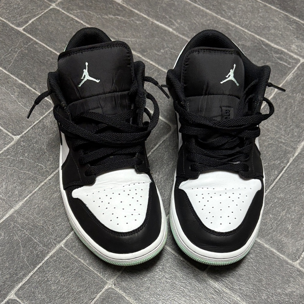 Jordan Black and White Sneakers